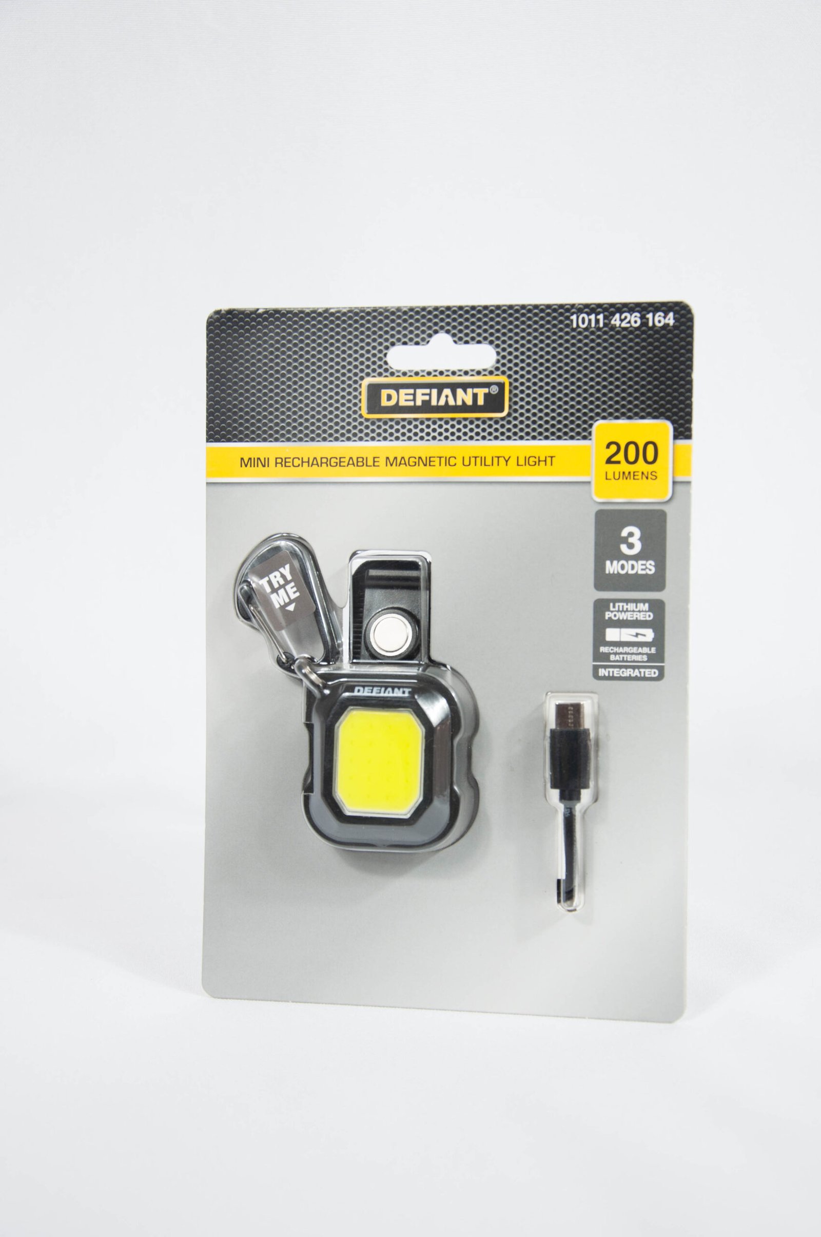 Lanterna Recarregável Magnética de 200 Lumens - Defiant