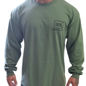 CAMISETA GLOCK OEM PERFECTION MANGA LONGA - VERDE OLIVA - TAM. XL