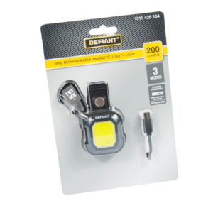 LANTERNA MAGNTICA RECARREGÁVEL 200 LUMENS - DEFIANT